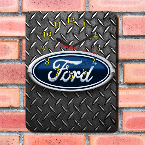 Ford design wall - ford, clock