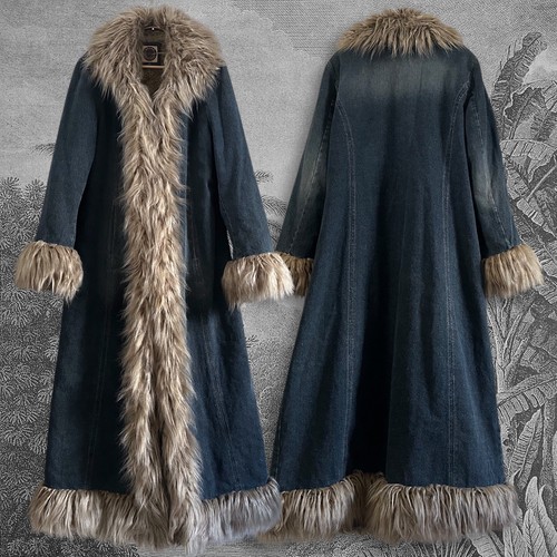 Rare vintage giacca long - rare, denim