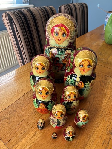 Vintage russian matryoshka - vintage,
