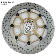 Front floating brake disc