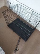XL 42inch Foldable Black Dog Cage