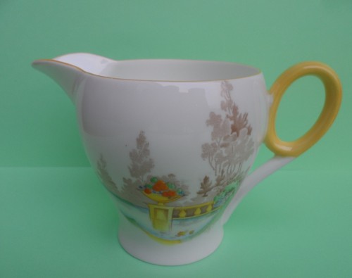 Shelley art deco - "lake, &