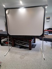 ScreenWorks 6 x 4.5ft FastFold Rear Projection Screen With Frame And Flight Case