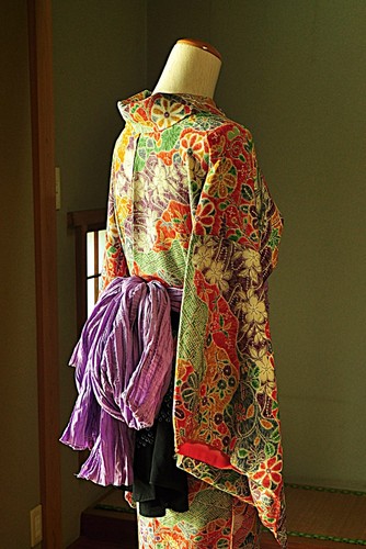 Vintage japanese kimono - vintage,