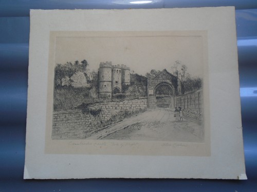 Original signed etching - signed,