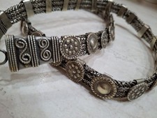 Handmade silver belt for women