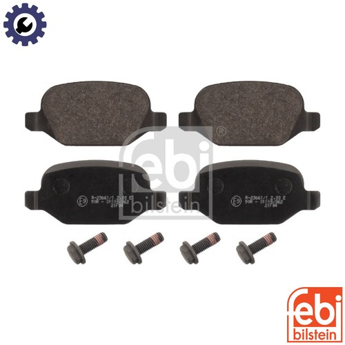 Brake pad set disc - brake, 16853