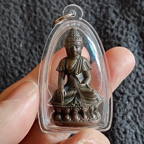 Thai bronze amulet - bronze, phra