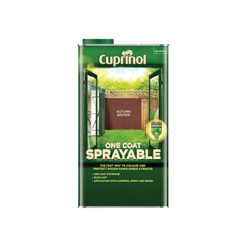 Cuprinol one coat sprayable - coat,