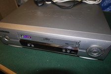 Grey Samsung VHS Player SV-230B Video Recorder (no remote) Working
