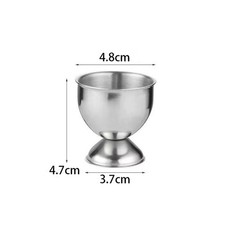 Plastic Stainless Steel Egg Holder Egg Cups Stand for Boiled Eggs Breakfast UK