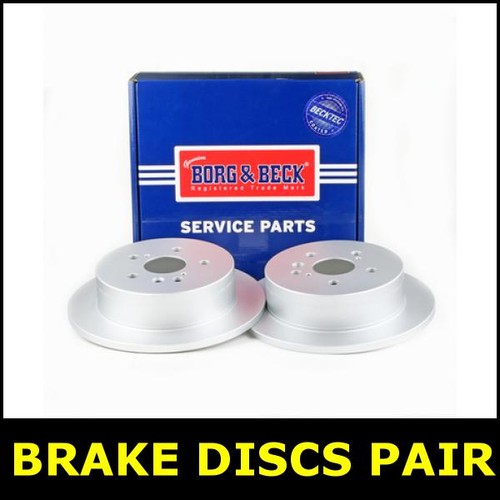 Brake discs pair rear fits - brake,