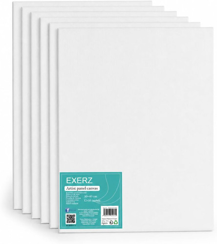 Exerz 30x40cm canvas panels - panels, 6