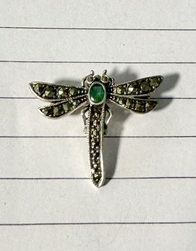 Vintage marcasite and emerald - marcasite,