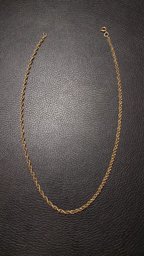 9ct gold twisted - twisted, links