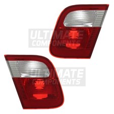 BMW 3 Series E46 Saloon 1998-2001 Inner Boot Rear Lights Lamps Pair Left & Right