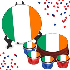 Ireland Flag Edible 8 Inch