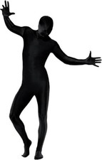 Mens Second Skin Black Suit