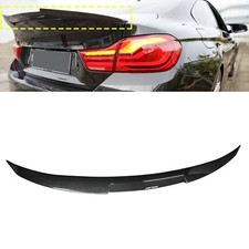 M4 Style Rear Boot Lip Spoiler Wing Carbon Fiber For BMW 5 Series E60 4D 2003-10