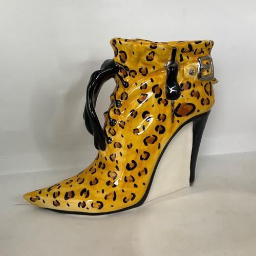 Ladies ceramic ankle boot