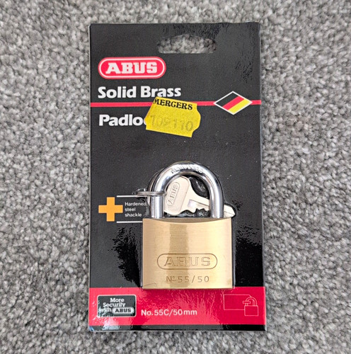 Abus 55c 50mm solid brass - 55c/50mm,