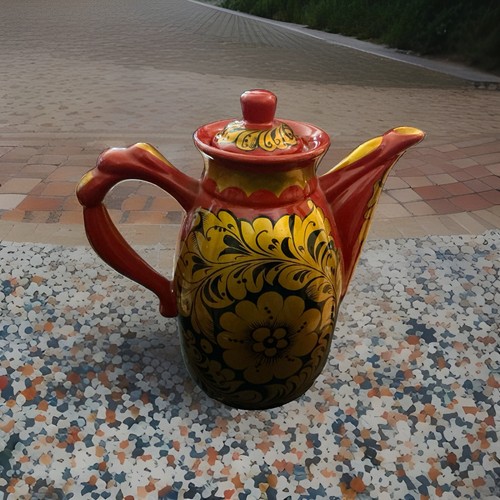 Russian khokhloma ceramic - khokhloma,