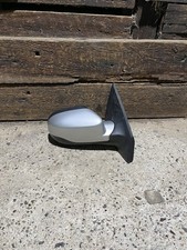 RENAULT CLIO MK3 WING MIRROR DRIVER SIDE O/S IN SILVER TED69 2005-2012