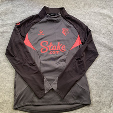 Watford FC x Kelme Two Tone Grey/Pink 2022 Long Sleeve Training Kit  Top - Large