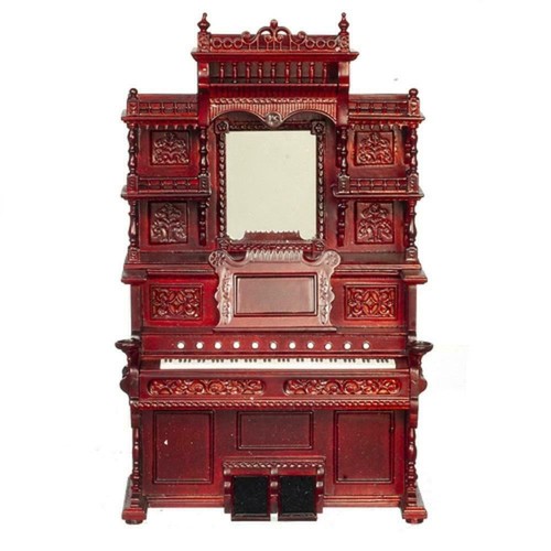 Dolls house pump organ piano - house,