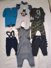 Baby Boys 0/3 Months Clothing Bundle Sets Autumn/Winter Warm Ex-Condition 