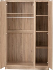3 Door Wardrobe Storage Shelf