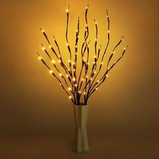 S2 URAQT Led Branch Light, 3 Pack 73cm LED Branch Twig Light Tree Light Flexible