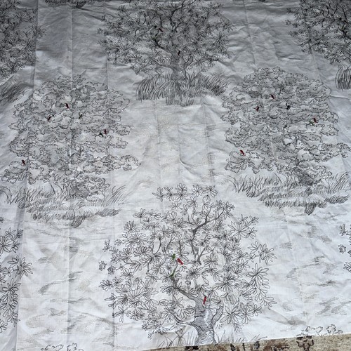 110cm jab embroidered - jab, linen