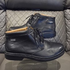 Clarks Men's Leather Goretex Boots UK Size 9.5 VGC Active Air Black