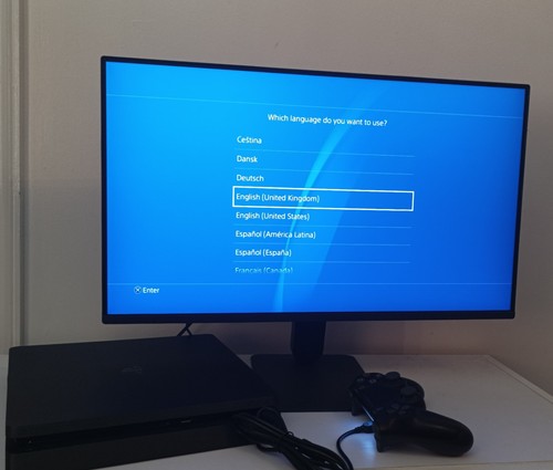 Sony ps4 slim - slim, black