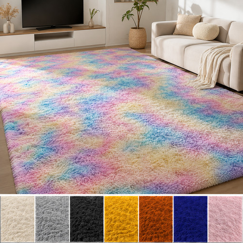 Fluffy rugs large - large, rug