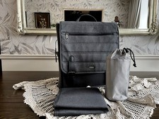 iCandy Peach 7 Dark Grey Changing Bag/ Backpack , Changing mat & Bootle warmer