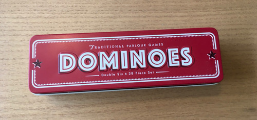 Dominoes tin 28 pieces - in,