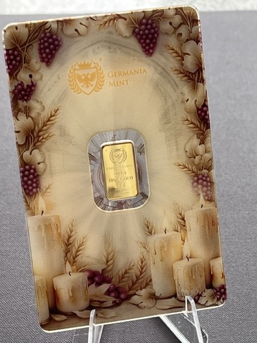 Germania mint gold bar - 1g,