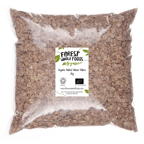 Organic malted wheat - organic, flakes