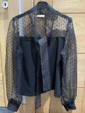 Stunning Ladies Black Top (very unusual) size 12