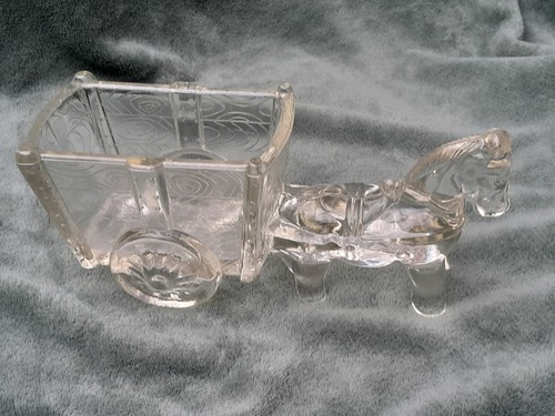 Vintage heavy clear glass - vintage,