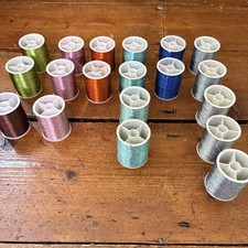 19 spools Assorted 7 Colours