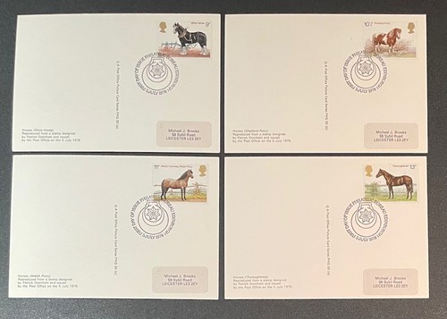 1978 horses phq - horses, cards.