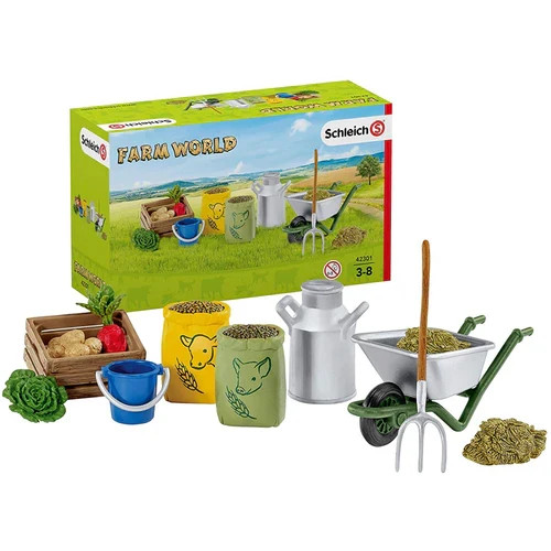 Schleich feeding the - the, farm