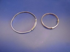 Two Vintage  Engraved Silver