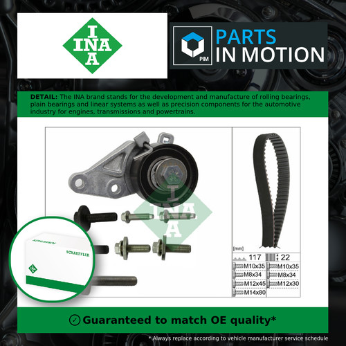 Timing belt kit fits ford - belt,