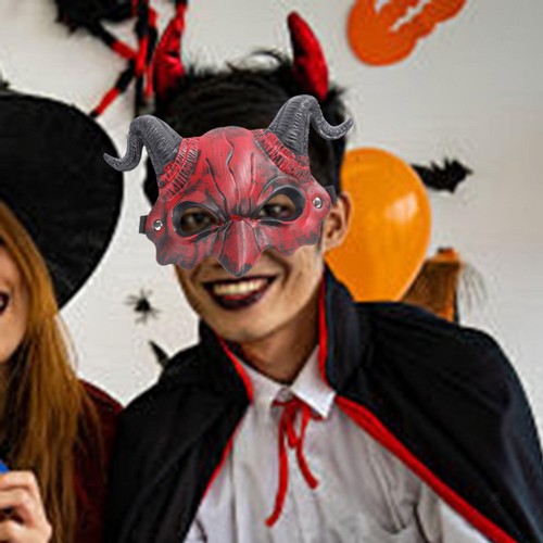 Devil goat horned mask - devil,