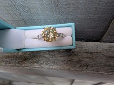 QVC Diamonique Faux Canary