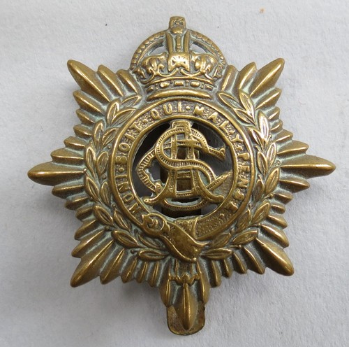 Military cap badge asc - k/c,